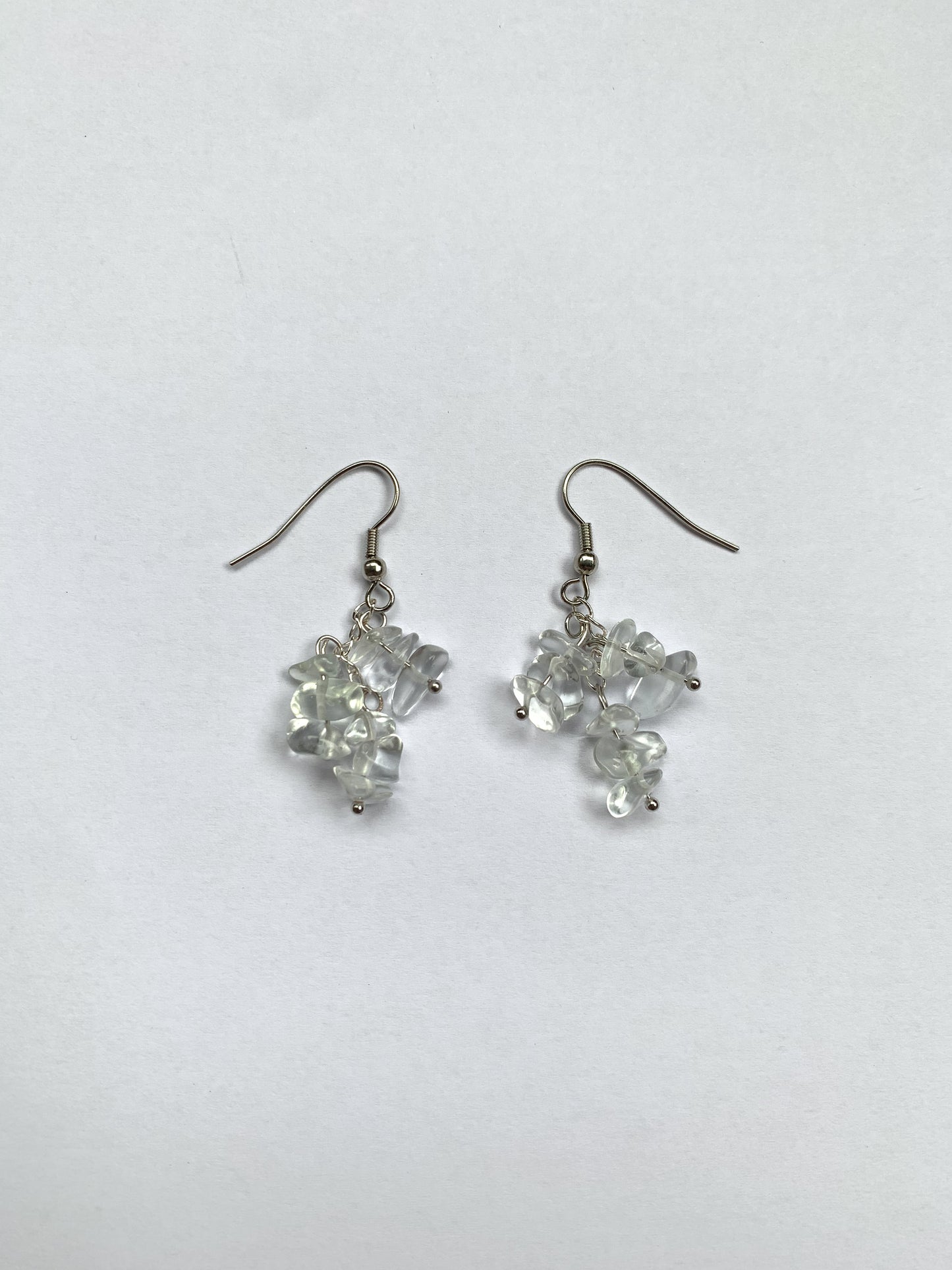 Jää vuorikristalli korvakorut