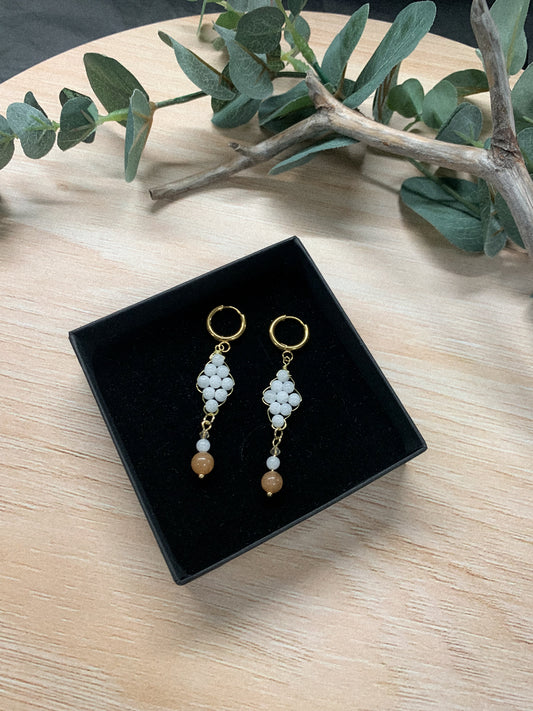Jade earrings