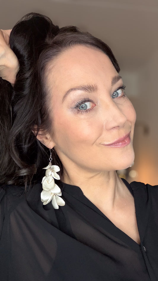 Dreams Agate (black) earrings