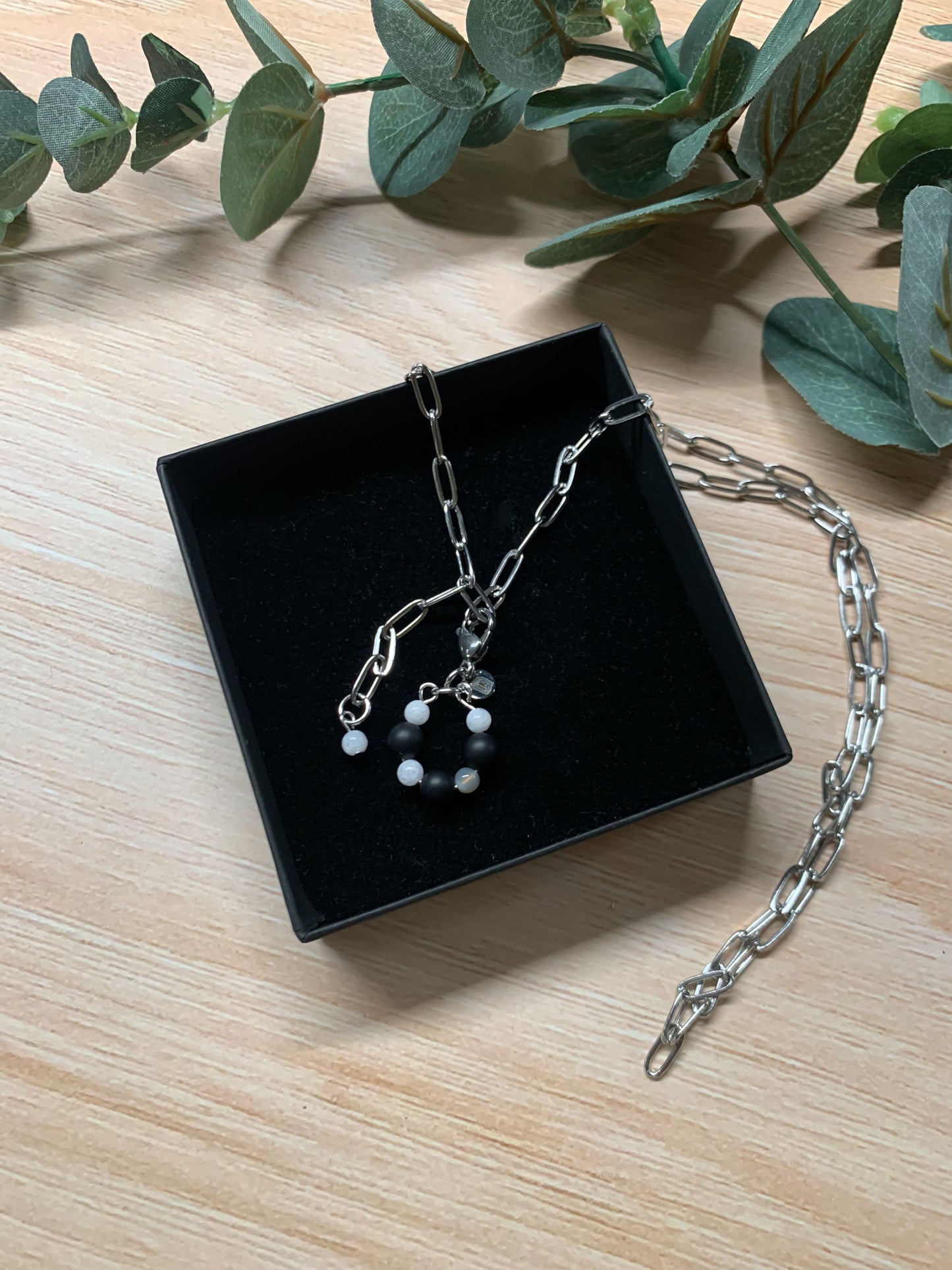 Moon Agate Jade Necklace