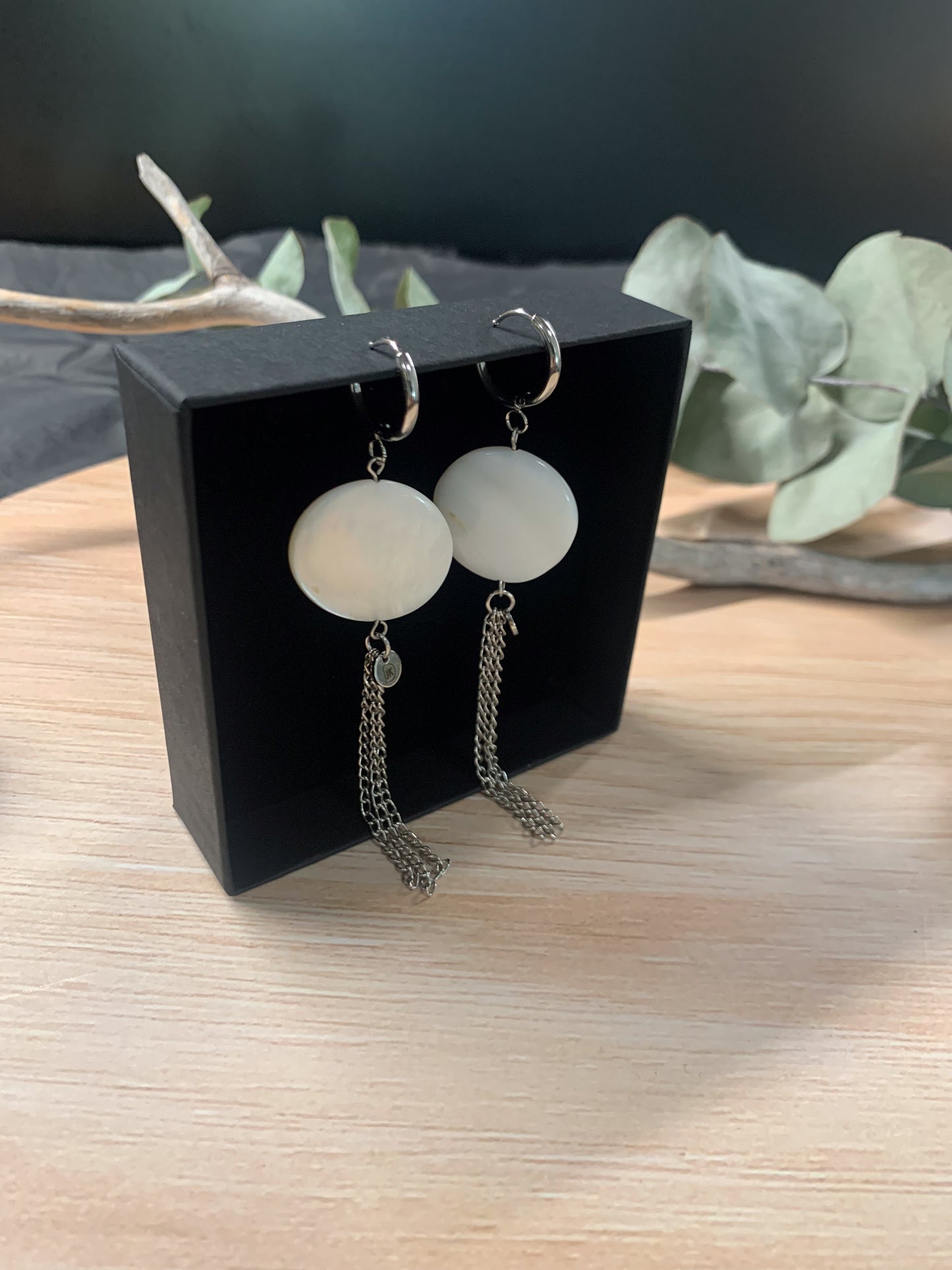 Dreams Agate (black) earrings