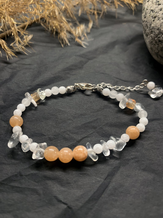 Boho Aurinkokivi rannekoru