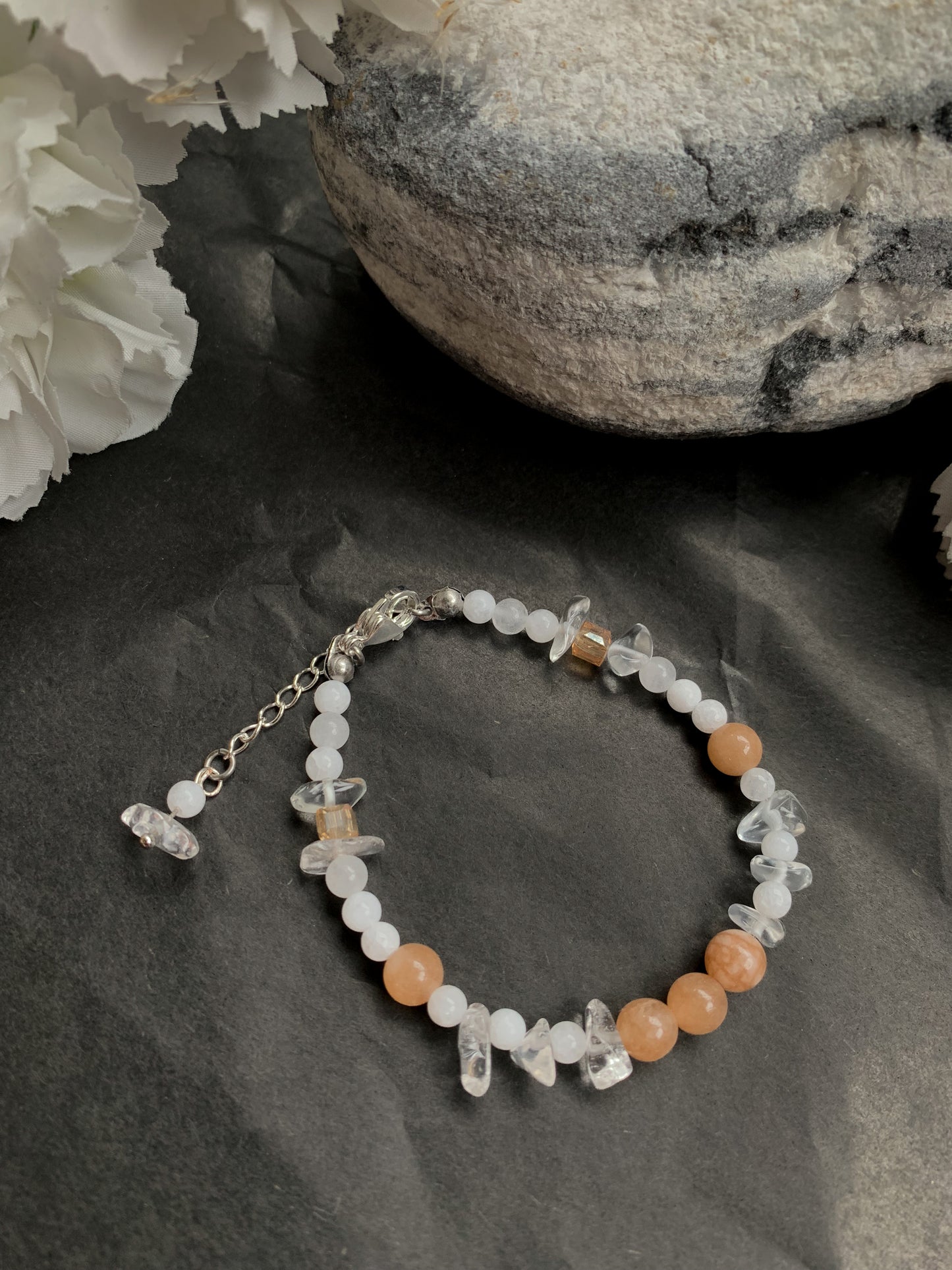 Boho Aurinkokivi rannekoru