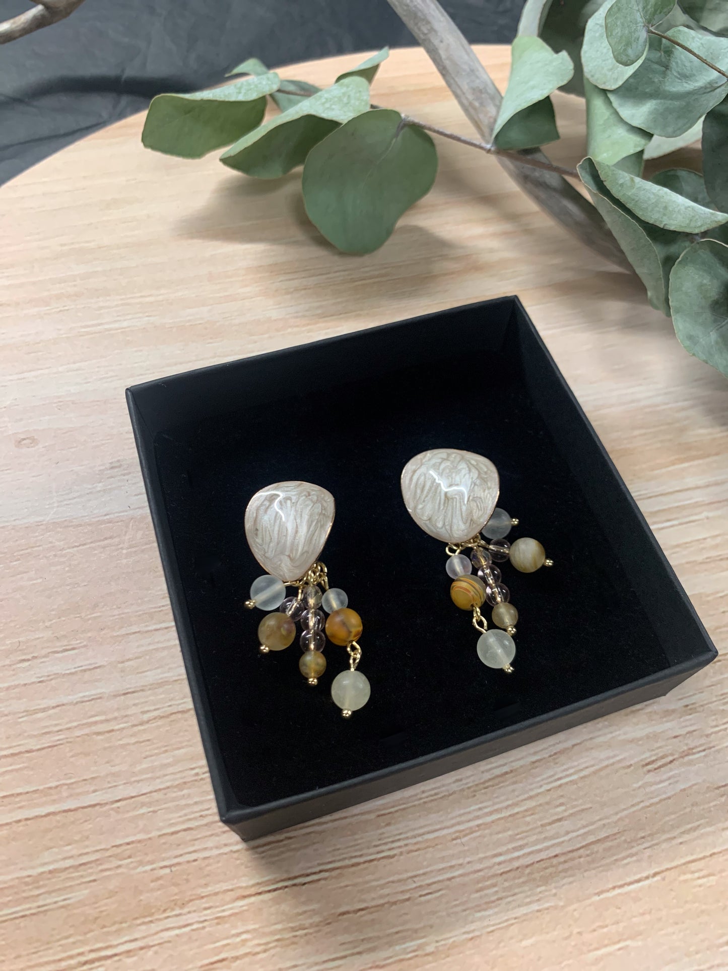 Verona Tiger's Eye Earrings