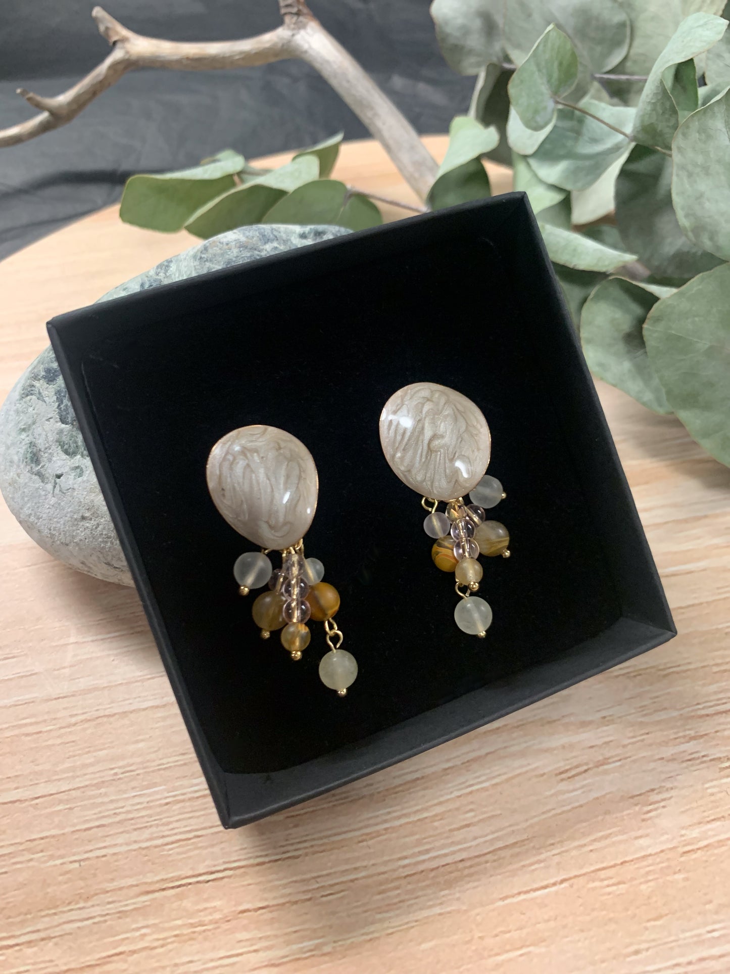 Verona Tiger's Eye Earrings