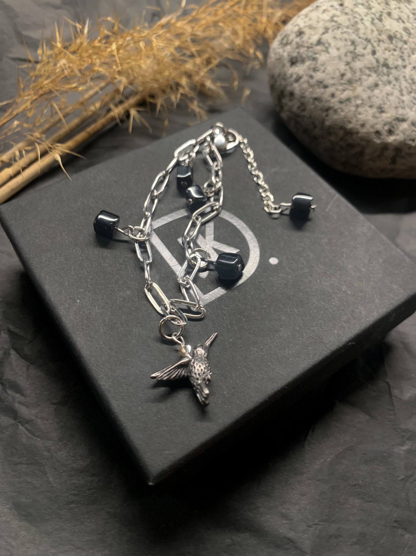 Bird of Prey Onyx Bracelet