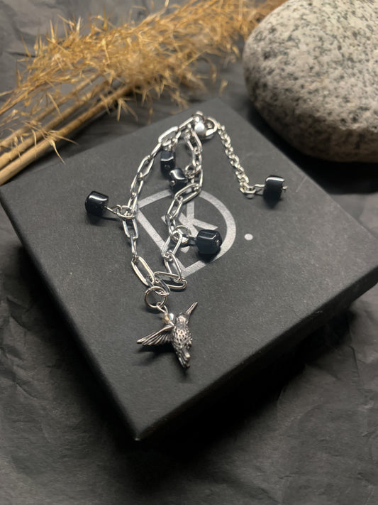 Bird of Prey Onyx Bracelet