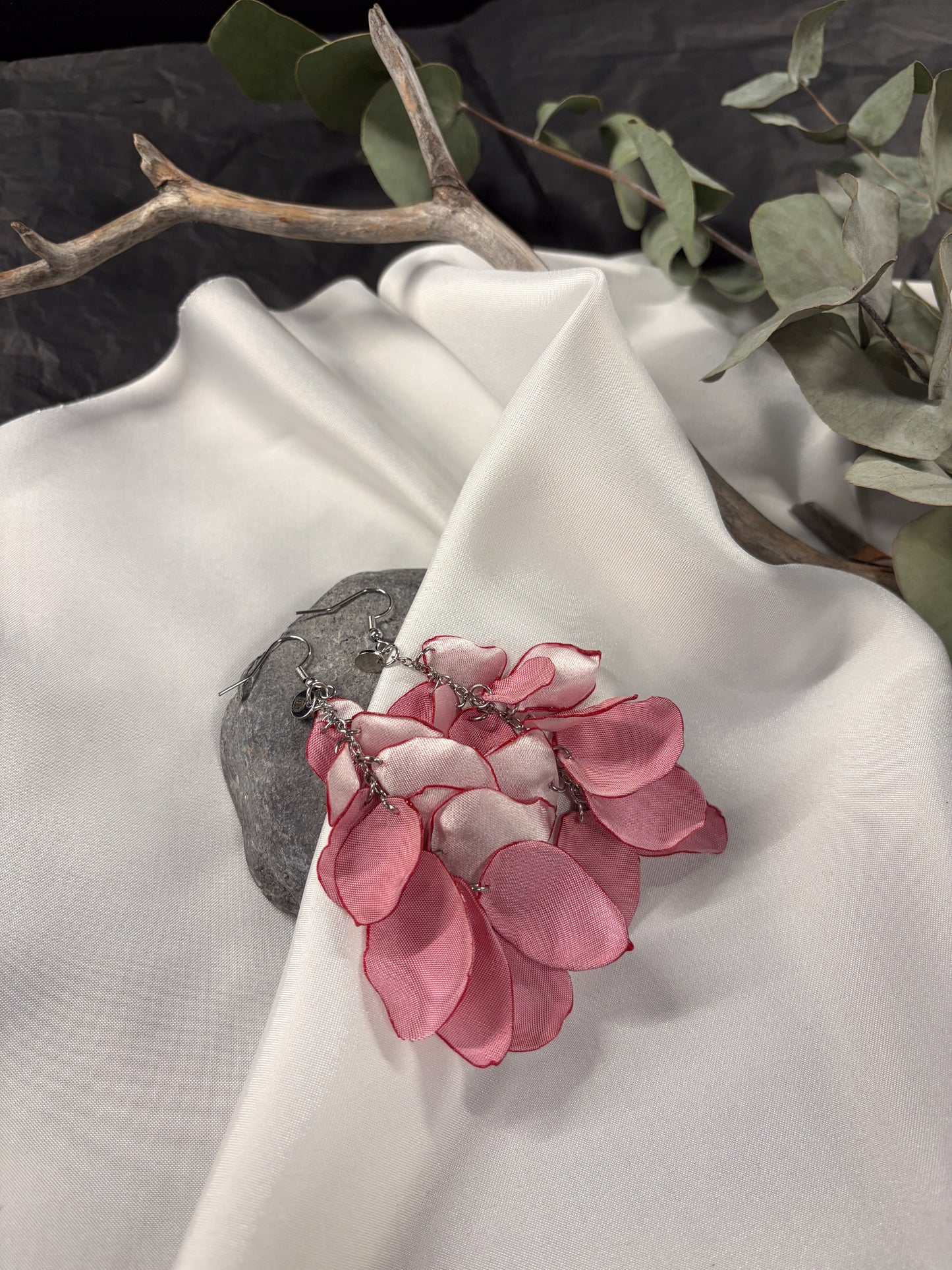 Lupiini-korvikset (vaaleanpunainen) Slow Fashion by Jaaza