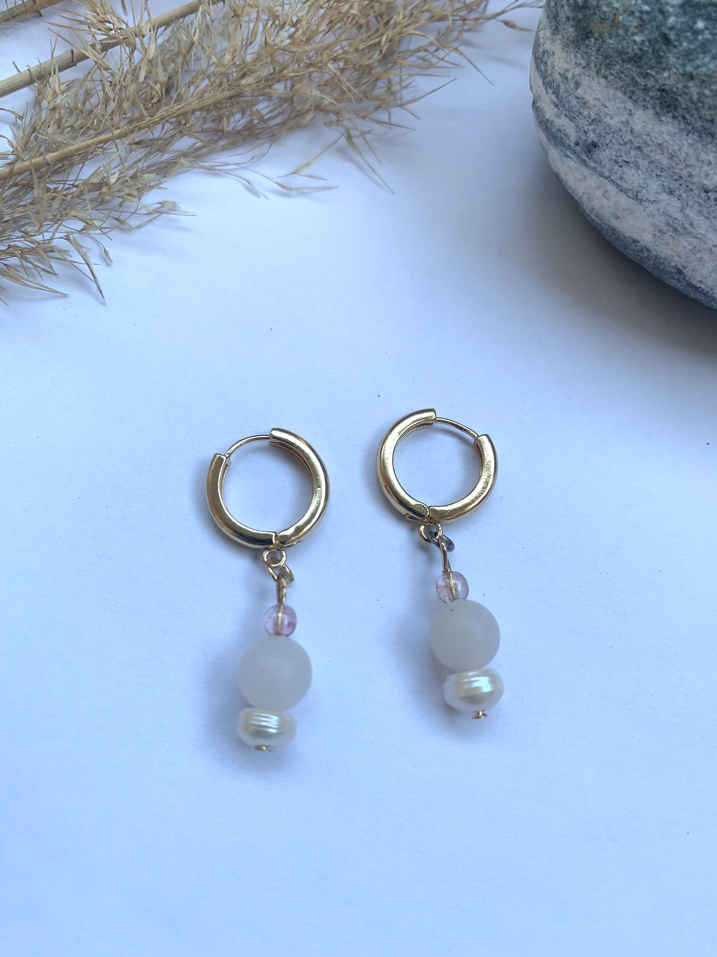 Pearl Dreams Lumi Aventuriini makeanvedenhelmi korvakorut