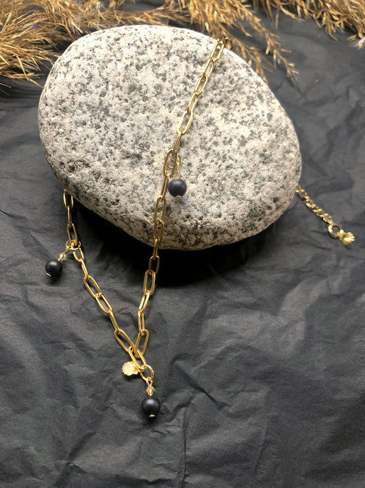 Sunset Akaatti -kaulakoru