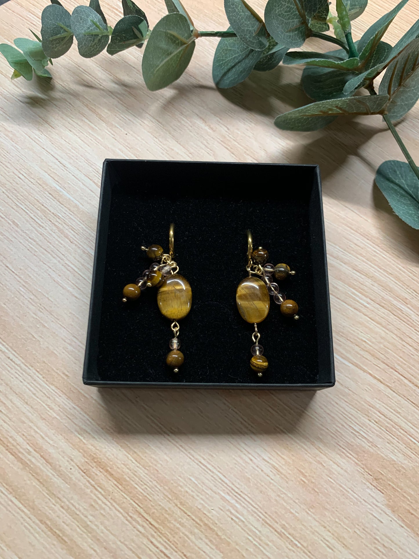 Verona Tiger's Eye Earrings