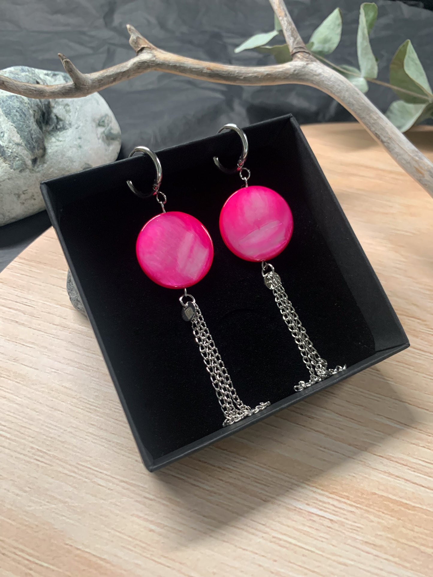 Dreams Agate (black) earrings