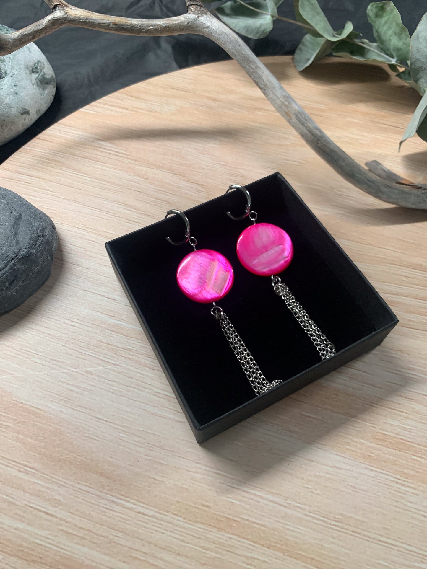 Dreams Agate (black) earrings