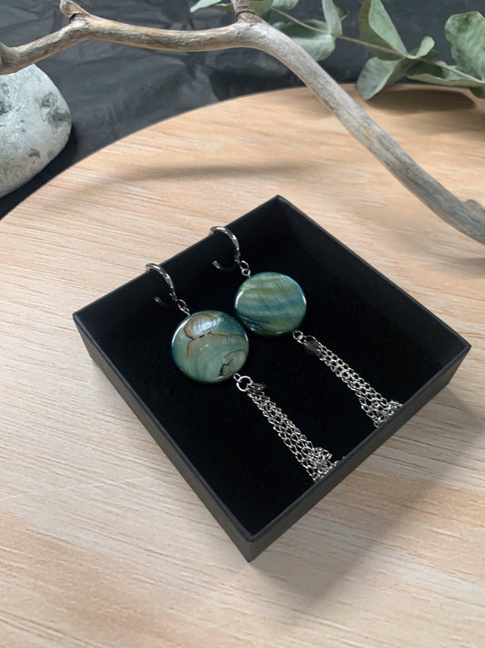 Dreams Agate (black) earrings